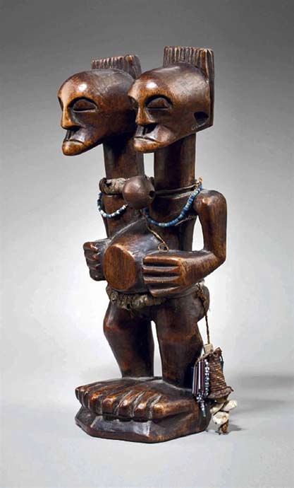 SONGYE-TWO-HEADED-FIGURE---Congo-Republic