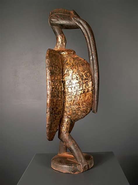 Statue-Calao-Senoufo---Côte-d'Ivoire Found-on-galerie-art-africain