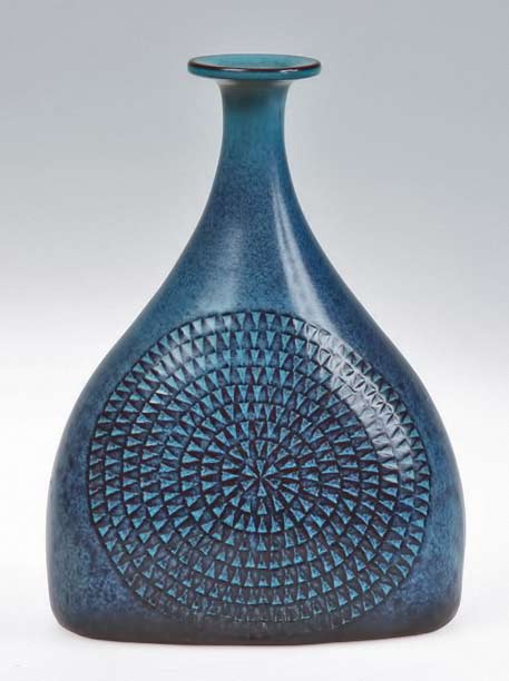 Stig-Lindberg incised vase