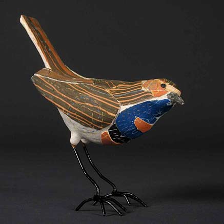 Susan-Obyrne-ceramic-bird figurine