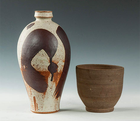 Ted Randall & Robert Chapman Turner -bottle and cup