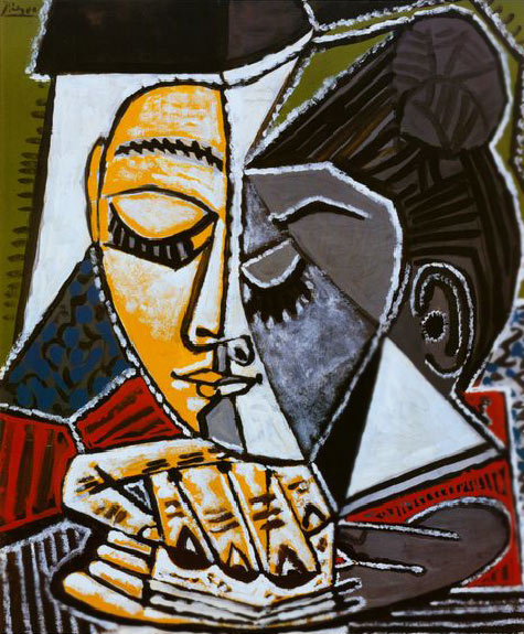 Tete d'une Femme Lisant by Pablo Picasso