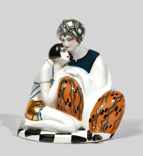 THARAUD-Camille.-Sultan-Sultane.-Circa-1930.-Forme-créée-vers-1927