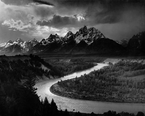 The-Tetons-and-the-Snake-River,-1942---Ansel-Adams