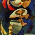 Abstract painting-The-weatherman---Max-Ernst
