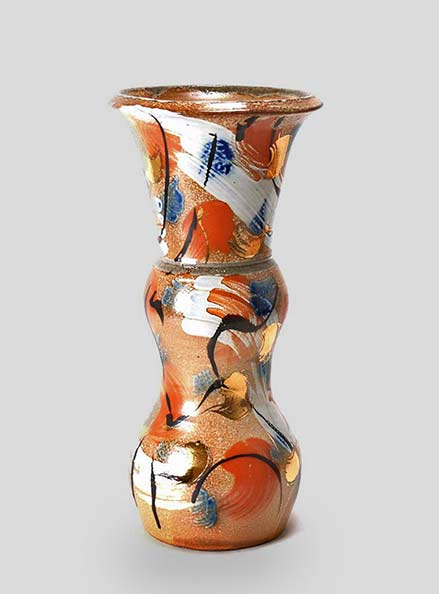 Double gourd vase with flared top - Suzy Atkins