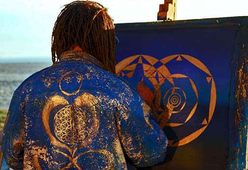 Venice Beach street artist
