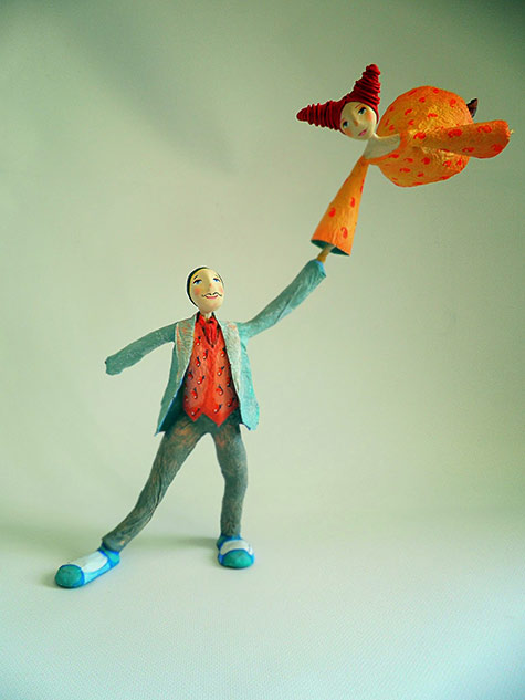 Volarina---Natalia Mendoza sculpture of dancing couple