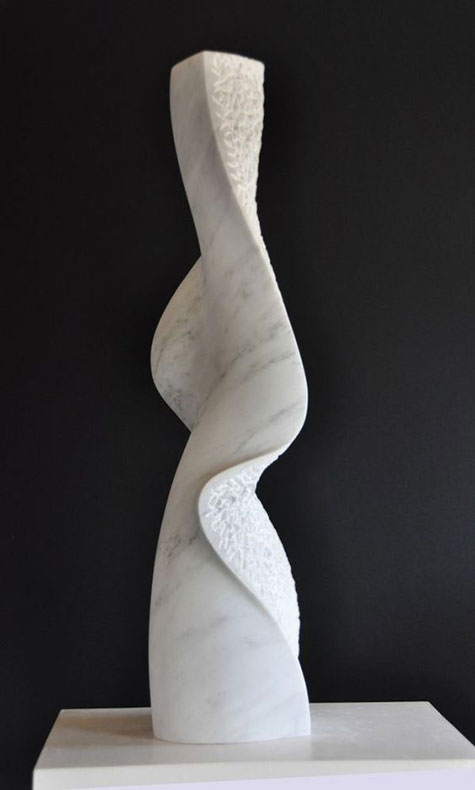 'Waterfall'(Carved-Abstract-Stone-Water-Flow-statue)'-by-Nando-Alvarez