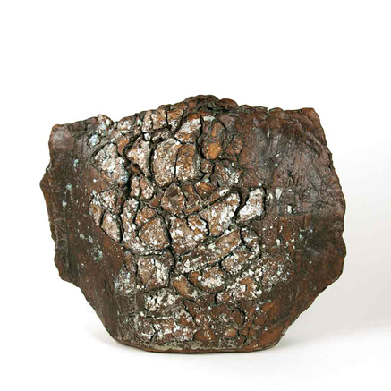 Yoshimi-Futamura ceramic sculpture with nature texture